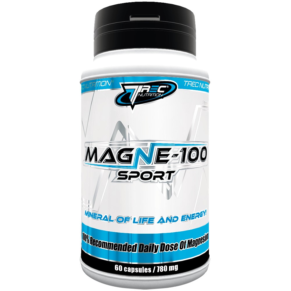 Sport 100. Trec Nutrition, Magne 100 Sport, 60 капс.. Trec 100% Vitamins & Minerals 60 капсул. Trec Magne 100 Sport 60 капс.. Mega Mineral Pack 60 капс.