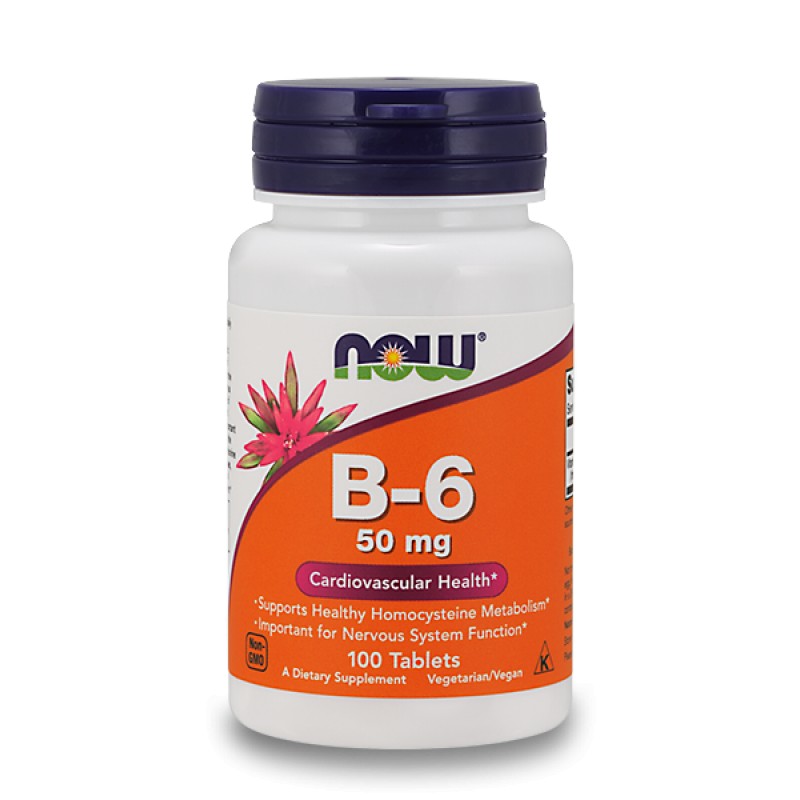 vitamin  B-6 50mg 100 hylki