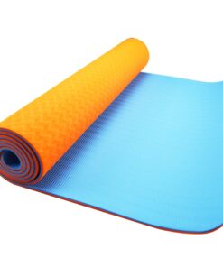 TPE YOGA MAT Orange+blue
